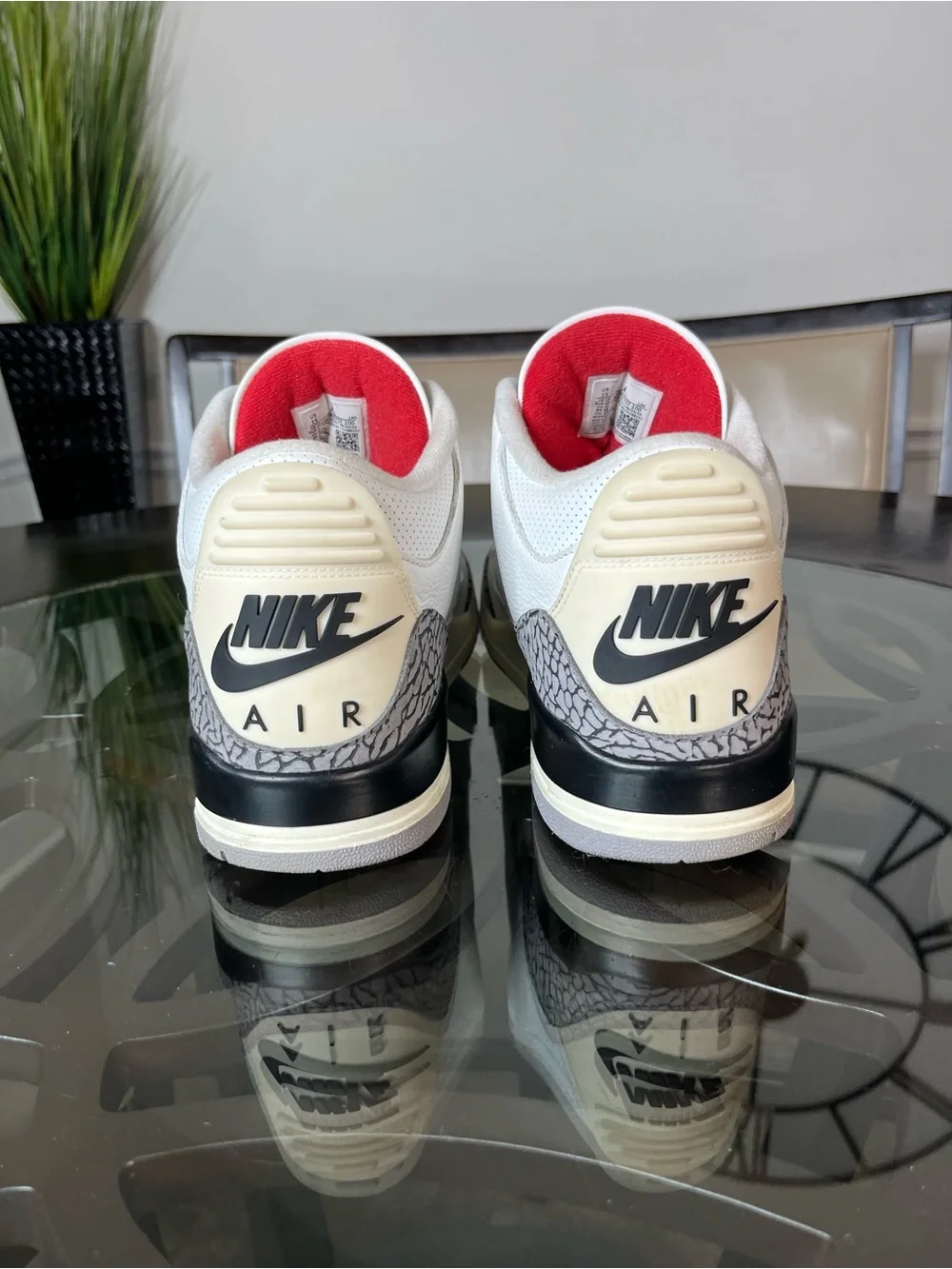 Nike Air Jordan 3 Retro White Cement Reimagined Men's 15